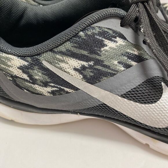 Nike flex womans training sneakers gray/black 831578/8.5 - Picture 4 of 8